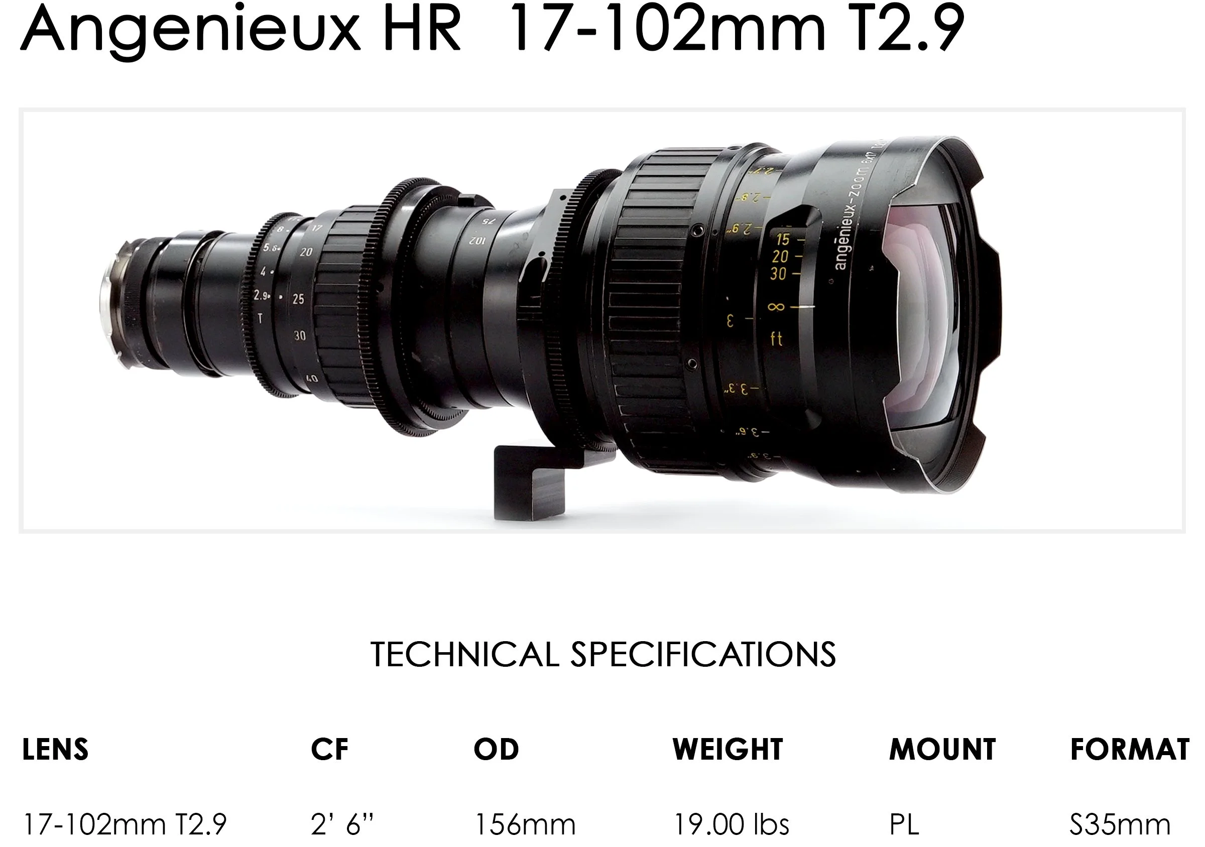 Angenieux HR 17-102mm T2.9 — OLD FAST GLASS
